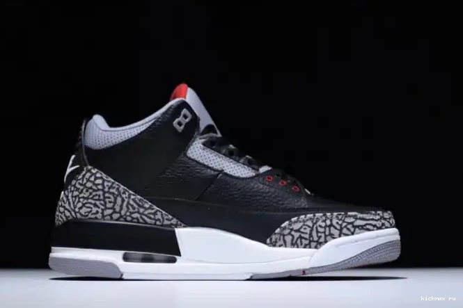 Rep Kickmax Black Air 854262-001 Jordan Cement 3 0323